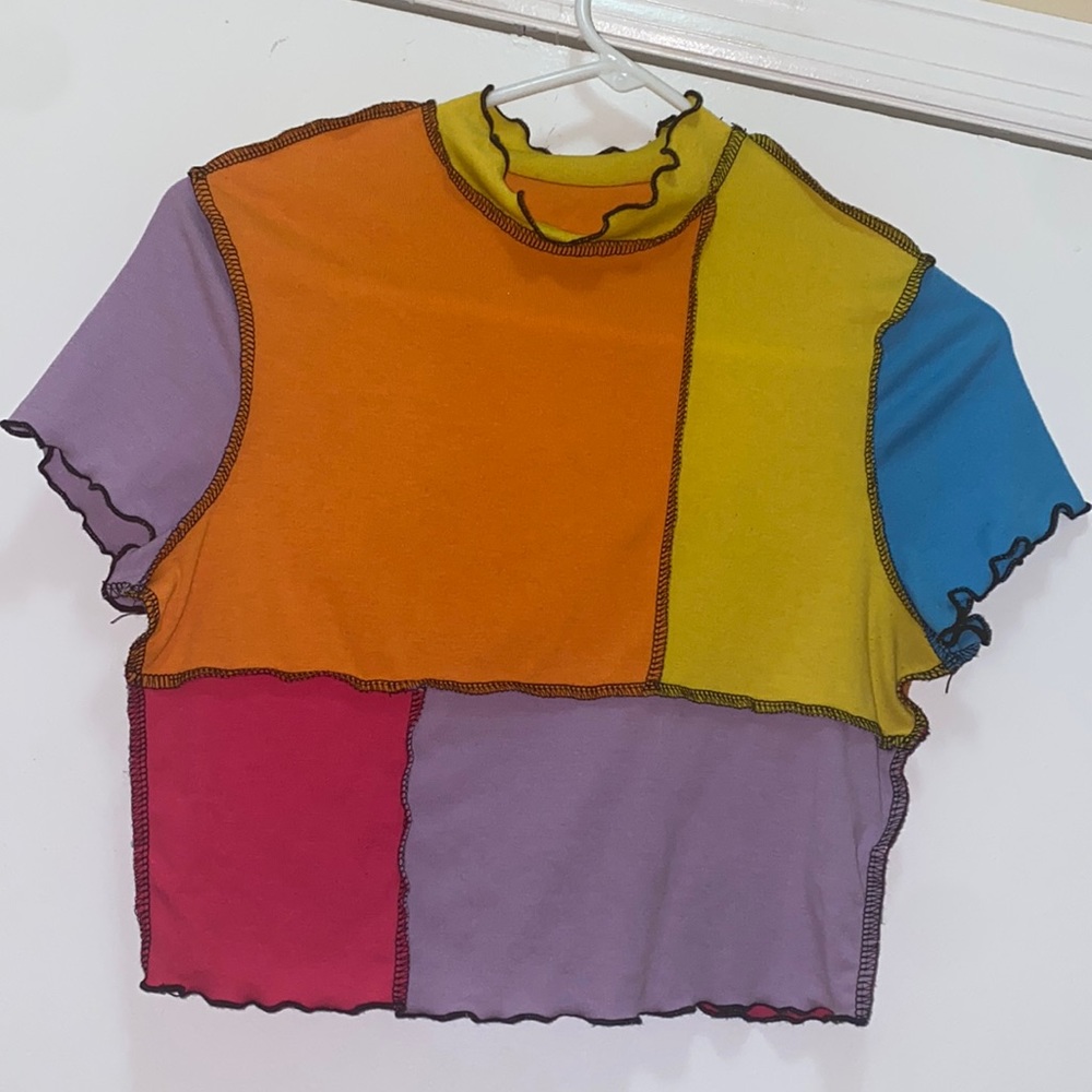Colorful SHEIN crop top